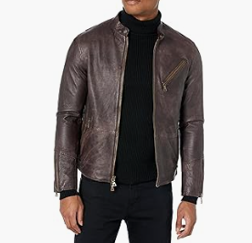 John Varvatos Men's Conner Racing Jacket -*