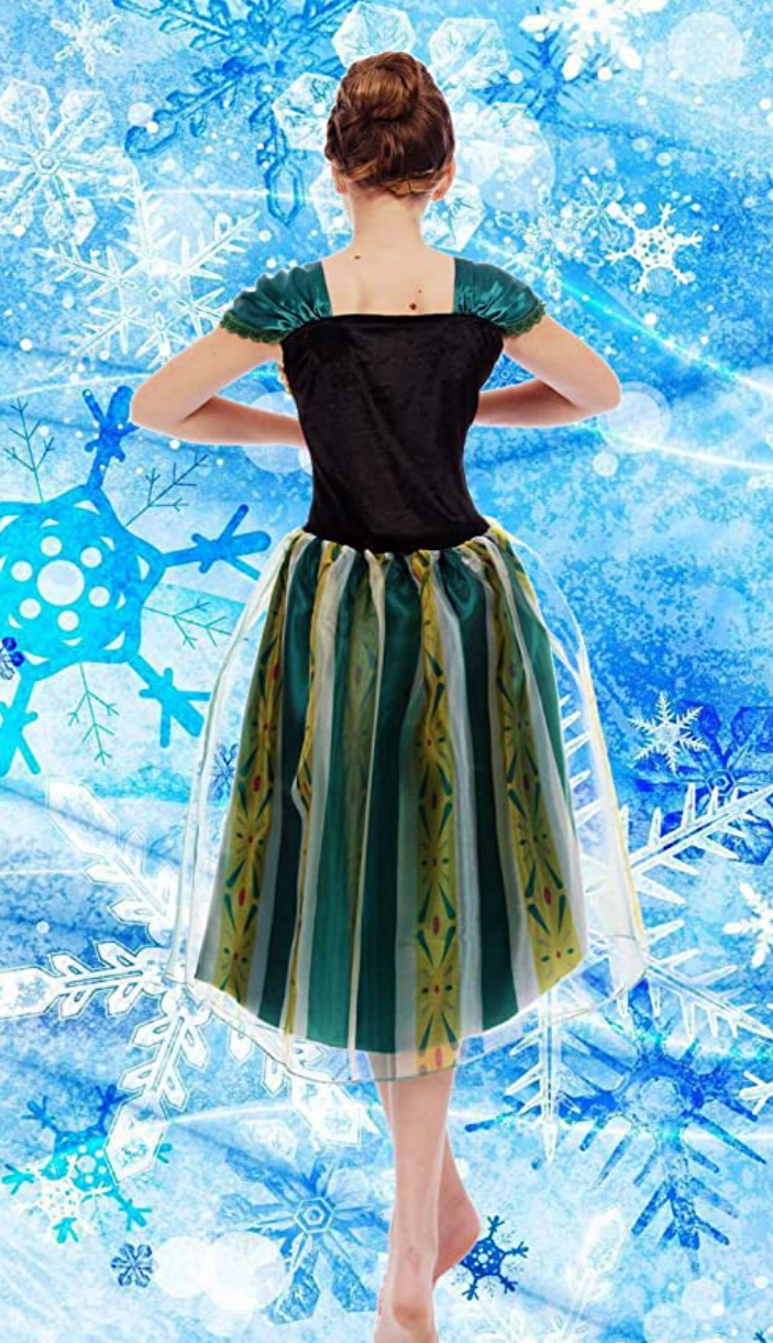 Queen Princess Adult Women Dress Wig Necklace Cosplay Halloween One Size