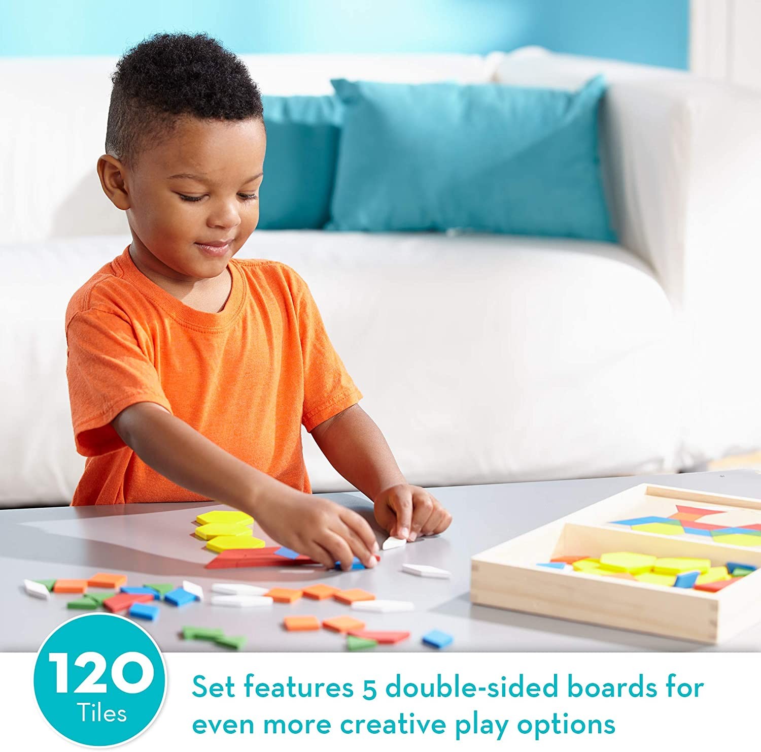 Melissa & Doug Pattern Blocks and Boards 2^
