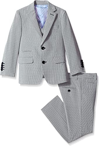 Isaac Mizrahi Boy's Slim Textured 3pc Suit