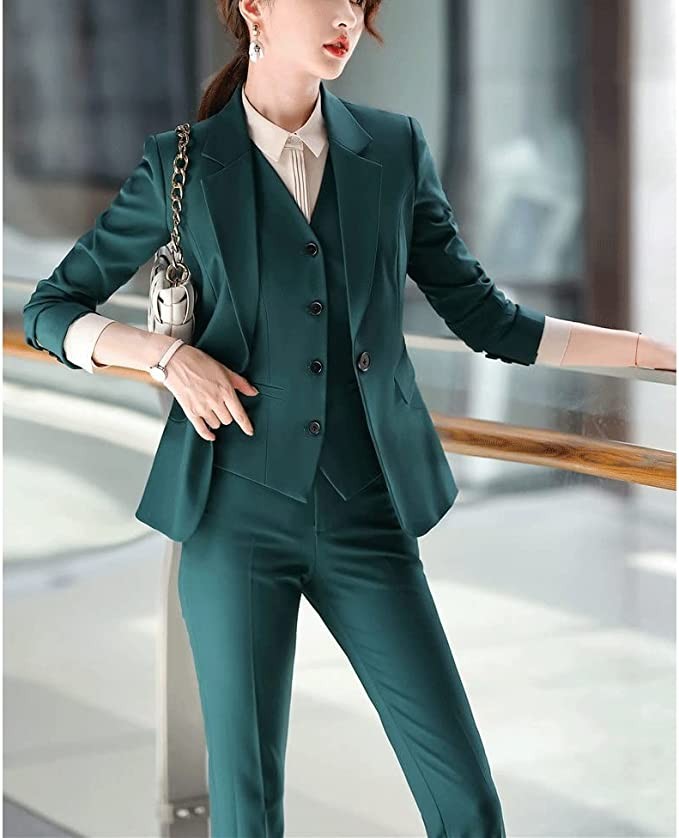 WDBBY Formal Women's Business Suit Style Autumn Winter Pants Suit