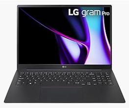 LG Gram Pro 16-inch Thin and Light Laptop:.