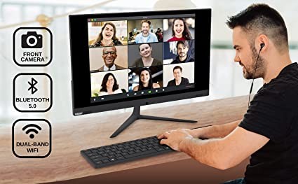 23.8" Full HD IPS All-in-One Desktop Computer with Windows 11 - Intel N4120