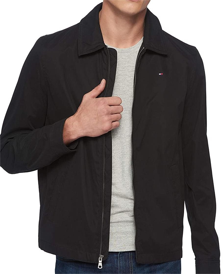 Tommy Hilfiger Men's Lightweight Microtwill Golf Jacket (Standard and Big & Tall) <