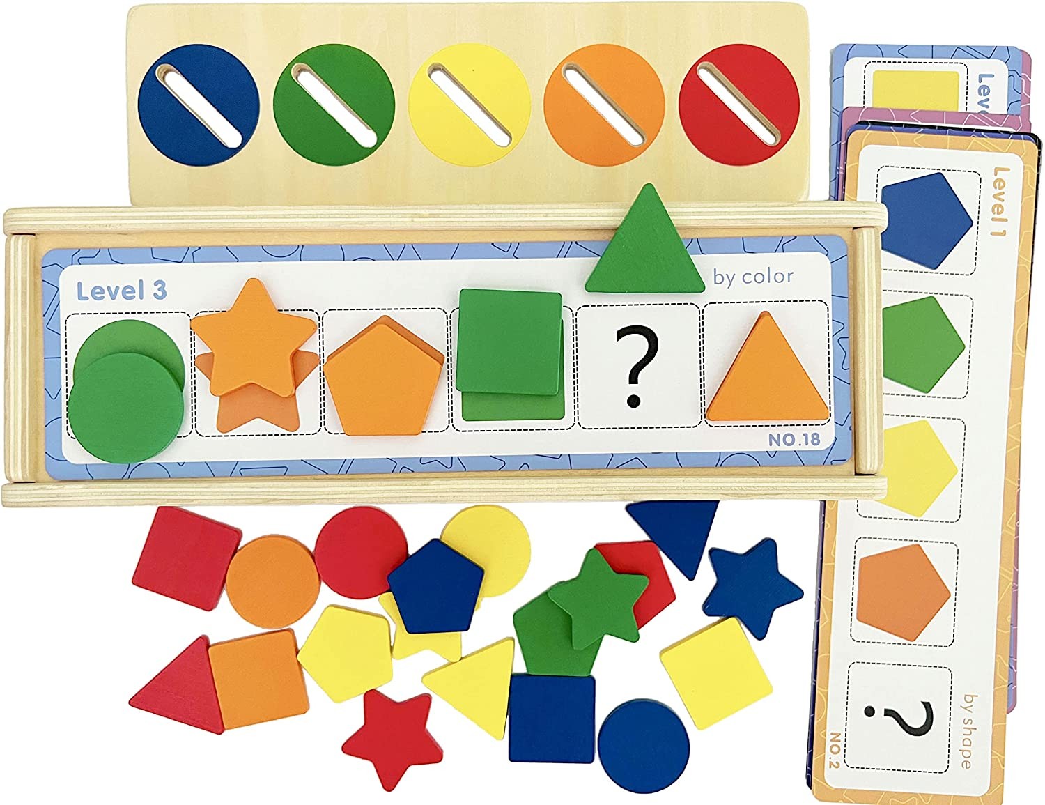 Dailyfunn Montessori Toys Color&Shape 4#