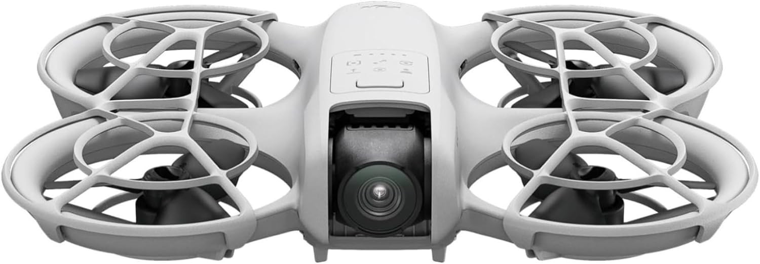 DJI Neo, Mini Drone with 4K UHD Camera for Adults, 135g Self Flying Drone that Follows You, Palm Takeoff, Subject Tracking, QuickShots, Stabilized Video, Built-In Propeller Guard (Controller-Free)