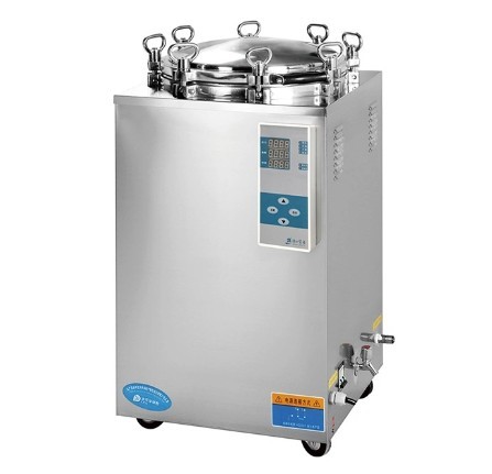 120L LCD Display Automation Safety Medical Vertical Pressure Steam Autoclave Sterilizer 5Y
